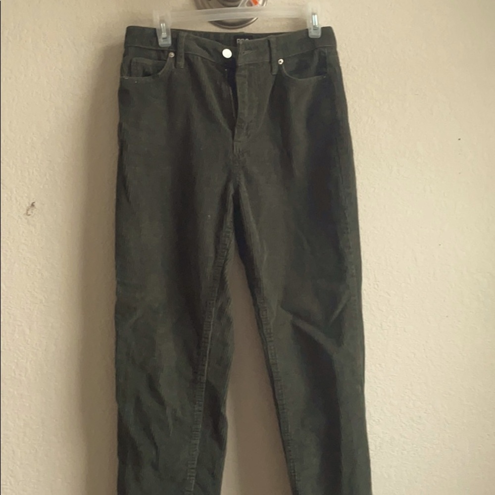 UO Green Mom High-Rise Corduroy Pants